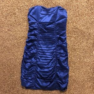 Express blue silky dress Sz 6